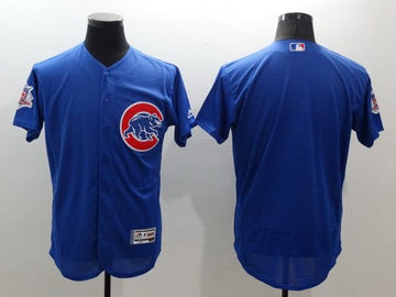 Custom Chicago Cubs blue Alternate jersey