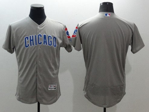 Custom Chicago Cubs gray Road jersey