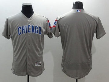 Custom Chicago Cubs gray Road jersey