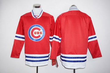 Custom Chicago Cubs red jersey