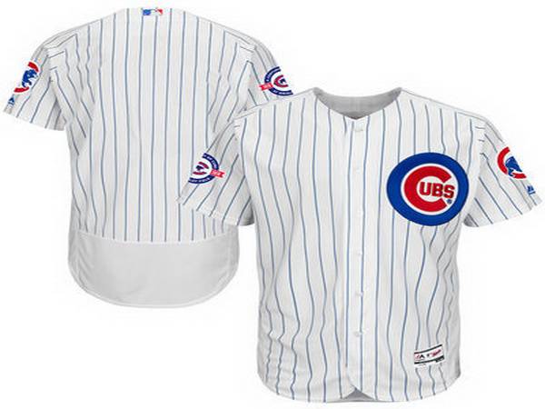 Custom Chicago Cubs white jersey
