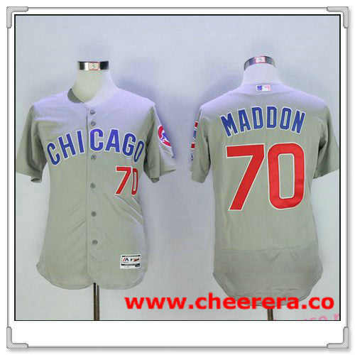 Coach Joe Maddon Chicago Cubs gray Road jersey