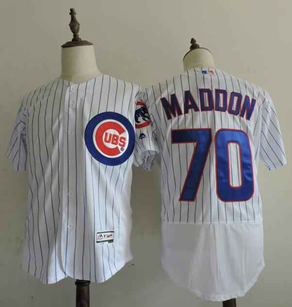Coach Joe Maddon Chicago Cubs white Home jersey