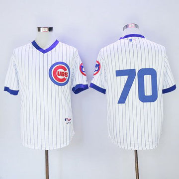 Coach Joe Maddon Chicago Cubs white jersey
