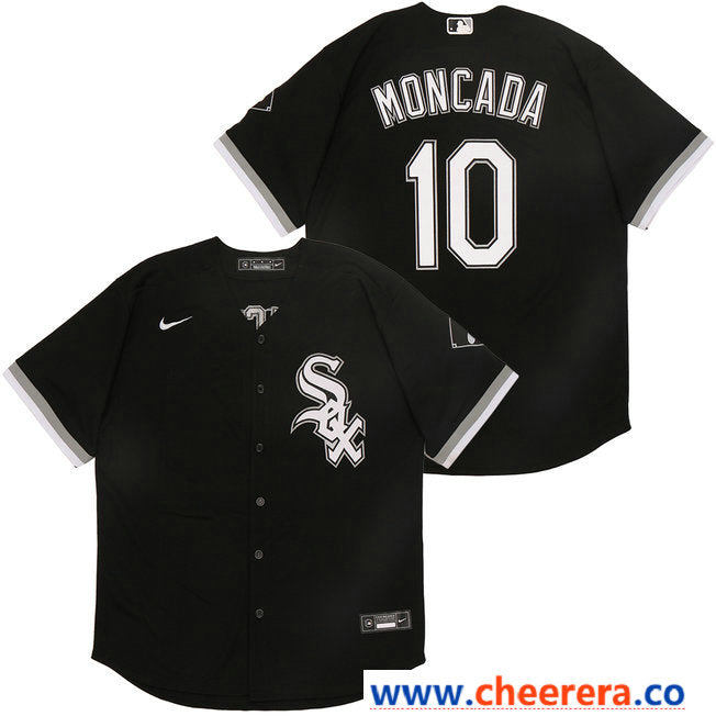 Yoan Moncada Chicago White Sox black jersey