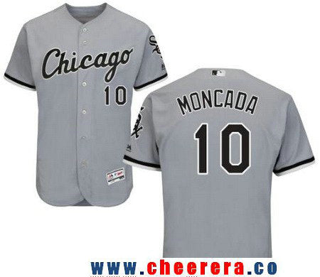 Yoan Moncada Chicago White Sox gray Road jersey