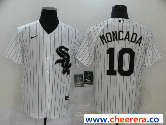 Yoan Moncada Chicago White Sox white jersey
