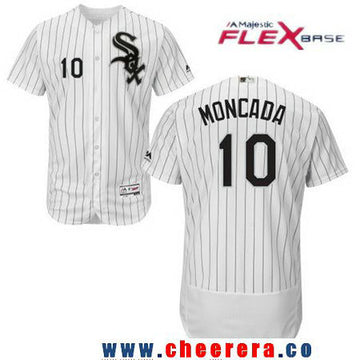 Yoan Moncada Chicago White Sox white Home jersey