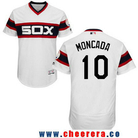 Yoan Moncada Chicago White Sox white jersey