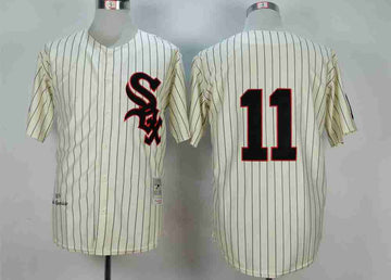 Luis Aparicio Chicago White Sox cream Throwback jersey