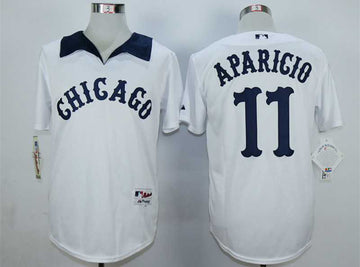 Luis Aparicio Chicago White Sox white jersey