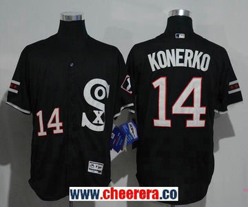 Paul Konerko Chicago White Sox black Retro jersey