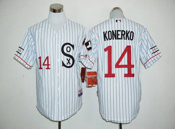 Paul Konerko Chicago White Sox white Retro jersey