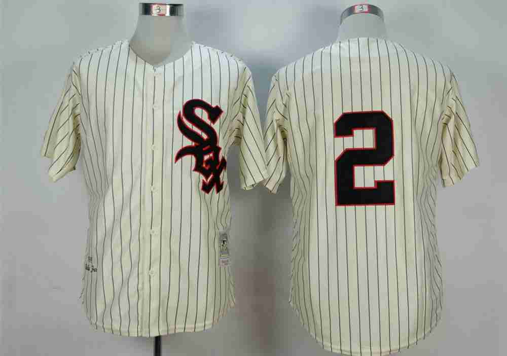 Nellie Fox Chicago White Sox cream Throwback jersey