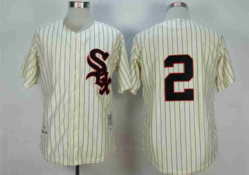 Nellie Fox Chicago White Sox cream Throwback jersey