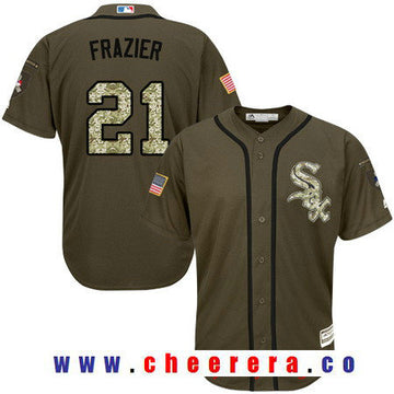 Todd Frazier Chicago White Sox green Salute To Service jersey