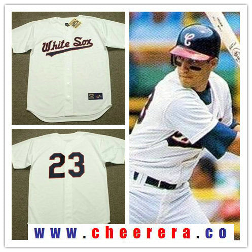 Robin Ventura Chicago White Sox white Cooperstown jersey