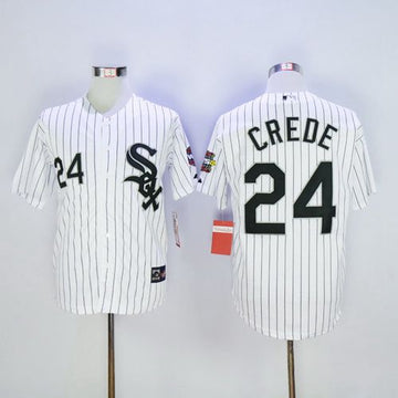 Joe Crede Chicago White Sox white jersey