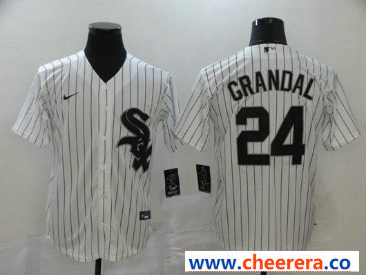 Yasmani Grandal Chicago White Sox white jersey