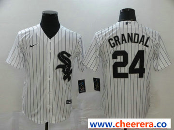 Yasmani Grandal Chicago White Sox white jersey