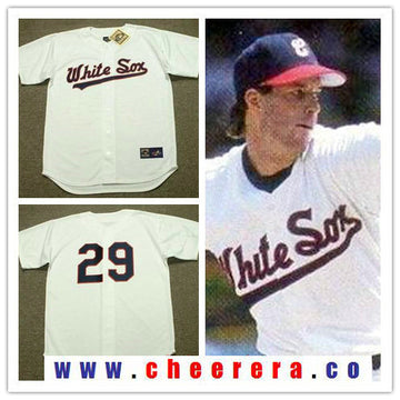Jack McDowell Chicago White Sox white Cooperstown jersey