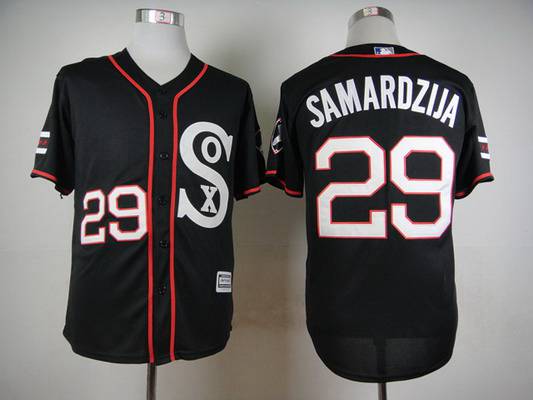 Jeff Samardzija Chicago White Sox black jersey
