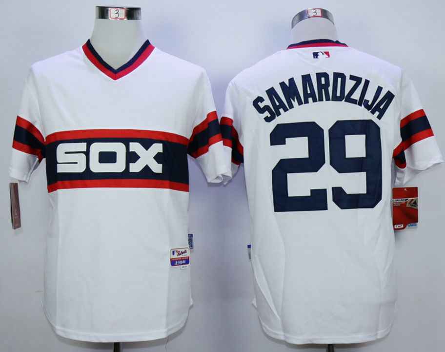 Jeff Samardzija Chicago White Sox white jersey