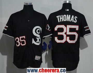 Frank Thomas Chicago White Sox black Retro jersey