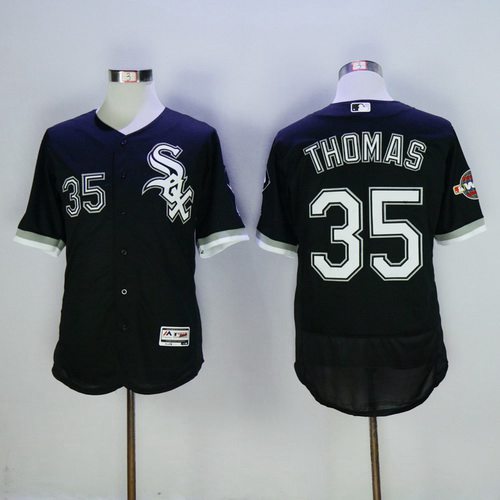 Frank Thomas Chicago White Sox black jersey