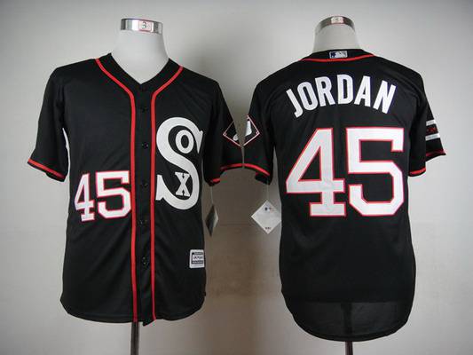 Michael Jordan Chicago White Sox black jersey