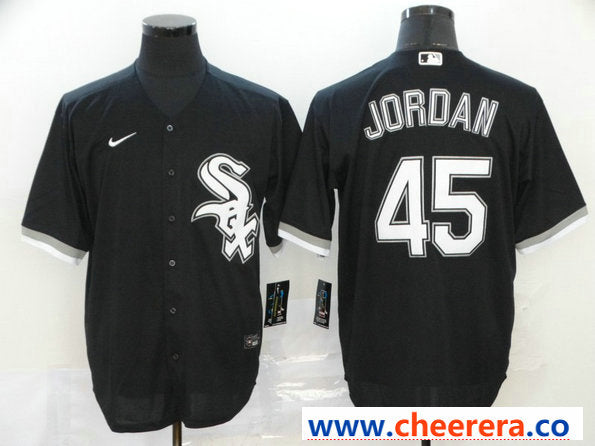 Michael Jordan Chicago White Sox black jersey