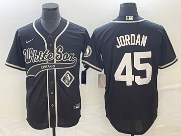 Michael Jordan Chicago White Sox black jersey