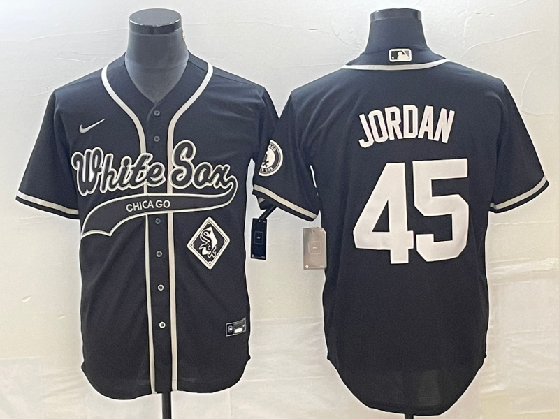 Michael Jordan Chicago White Sox black jersey