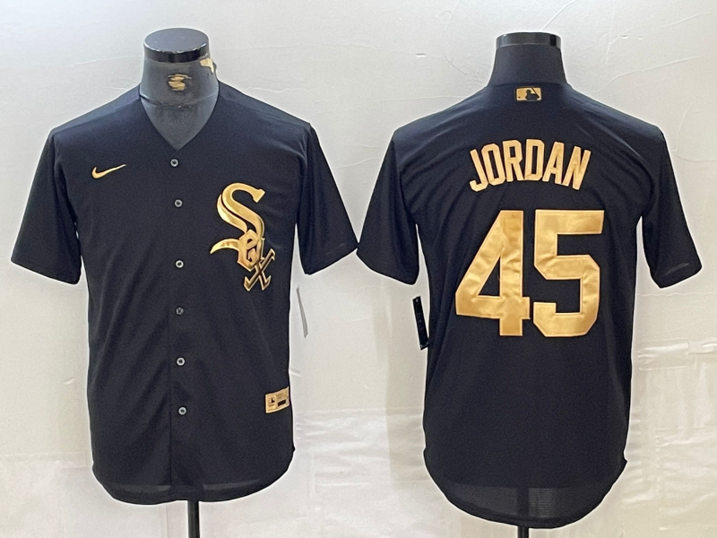 Michael Jordan Chicago White Sox black jersey