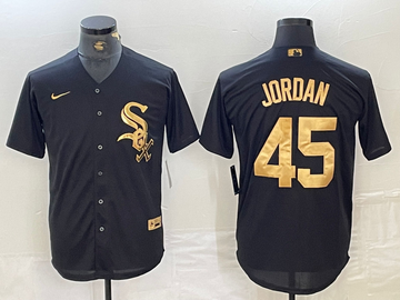 Michael Jordan Chicago White Sox black jersey
