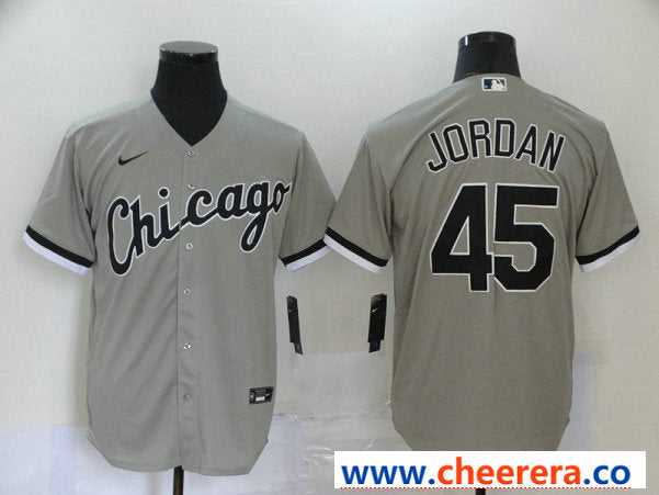 Michael Jordan Chicago White Sox gray jersey