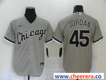 Michael Jordan Chicago White Sox gray jersey