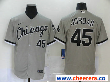 Michael Jordan Chicago White Sox gray jersey