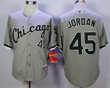 Michael Jordan Chicago White Sox grey jersey