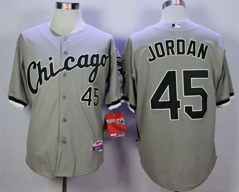 Michael Jordan Chicago White Sox grey jersey