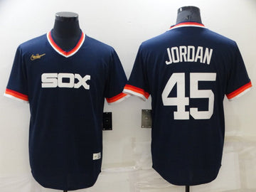 Michael Jordan Chicago White Sox navy jersey
