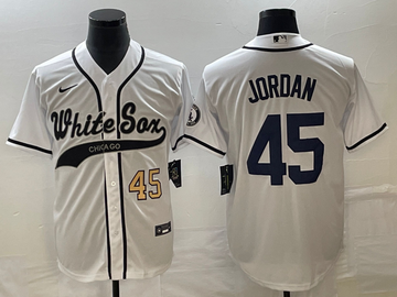 Michael Jordan Number Chicago White Sox white jersey