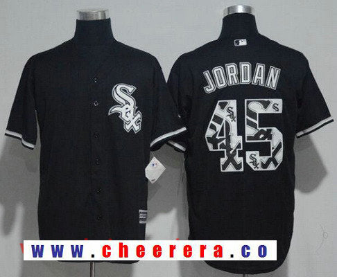 Michael Jordan Chicago White Sox black jersey