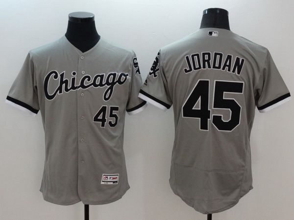 Michael Jordan Chicago White Sox gray jersey