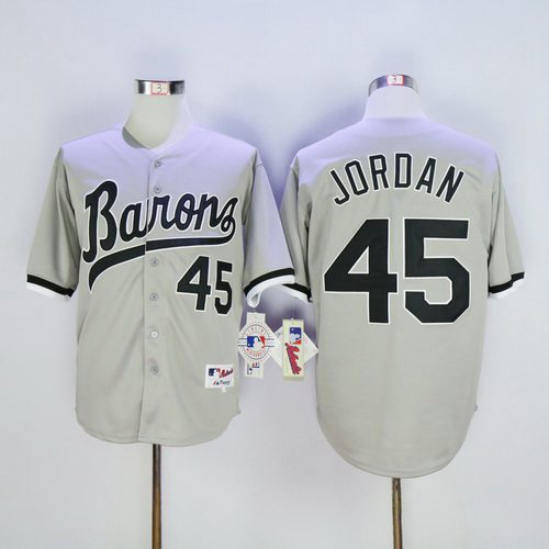 Michael Jordan Chicago White Sox gray jersey