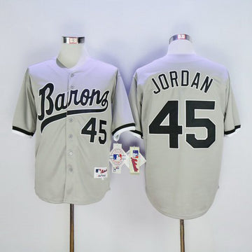 Michael Jordan Chicago White Sox gray jersey