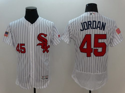 Michael Jordan Chicago White Sox white Fashion jersey