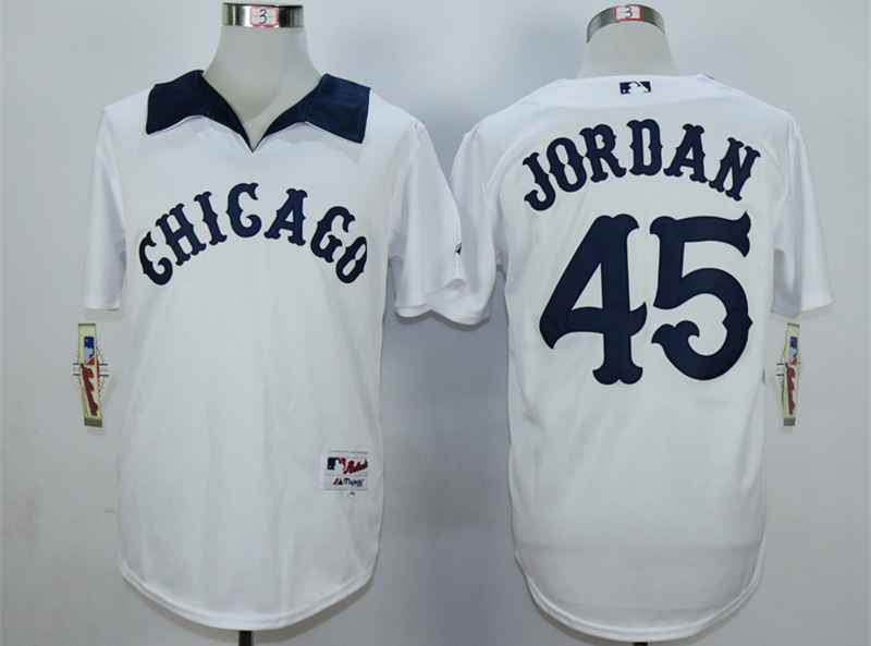 Michael Jordan Chicago White Sox white jersey