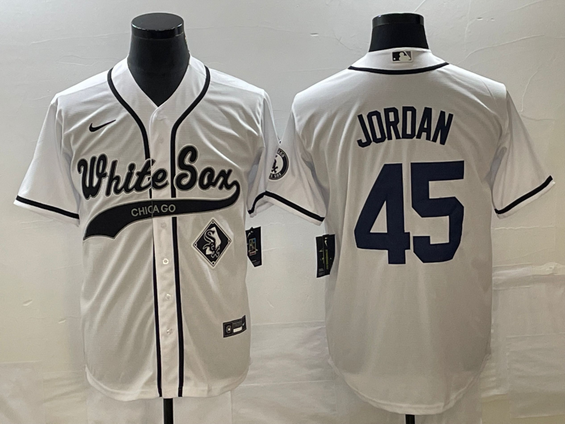 Michael Jordan Chicago White Sox white jersey