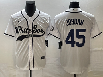 Michael Jordan Chicago White Sox white jersey